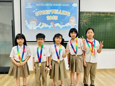 MÀN TRÌNH DIỄN MÀU SẮC VÀ TỰ TIN CỦA CÁC “NGÔI SAO” KỂ CHUYỆN VÀ THUYẾT TRÌNH “NHÍ”.
